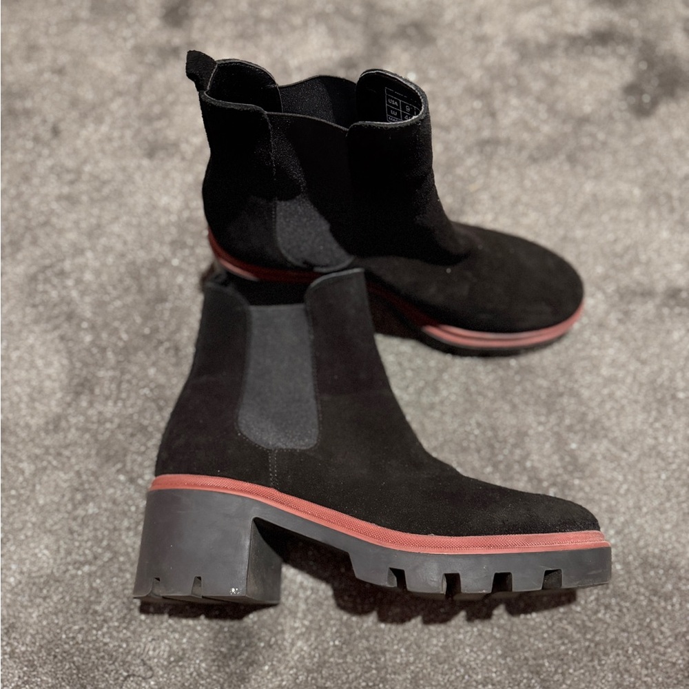 Antonio de Faria suede leather boots